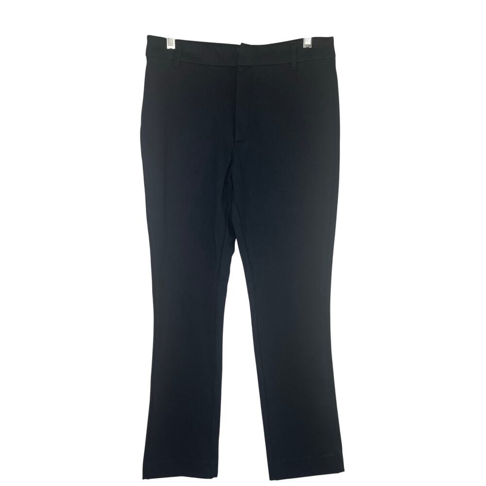 Free People Molly Slim cropped ankle trouser pants, black, size 4, EUC